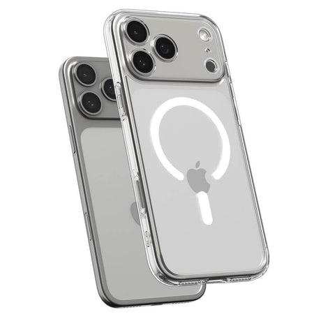 Magsafe Калъф за iPhone 17 Pro, Spigen Ultra Hybrid Case, Бял (4)