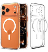Magsafe Калъф за iPhone 17 Pro, Spigen Ultra Hybrid Case, Бял