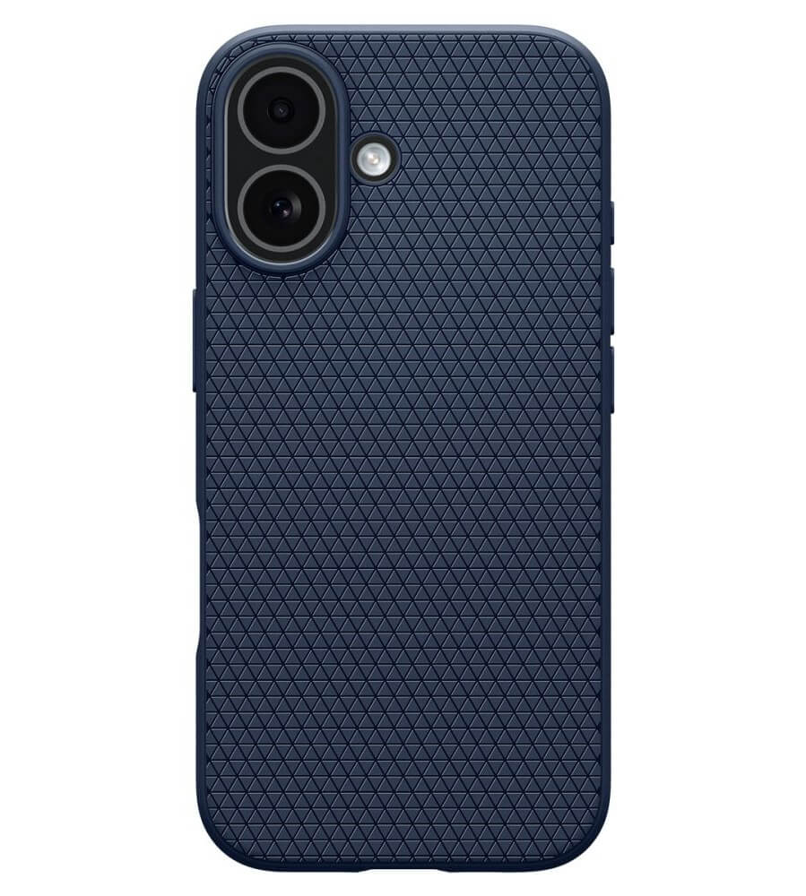 Противоударен Калъф за iPhone 17, Spigen Liquid Air Case, Син (2)