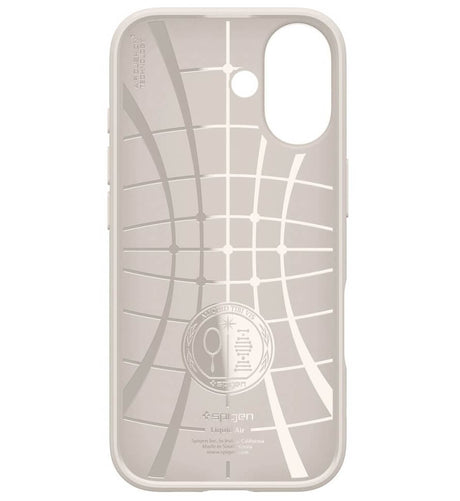 Противоударен Калъф за iPhone 17, Spigen Liquid Air Case, Бежов (8)