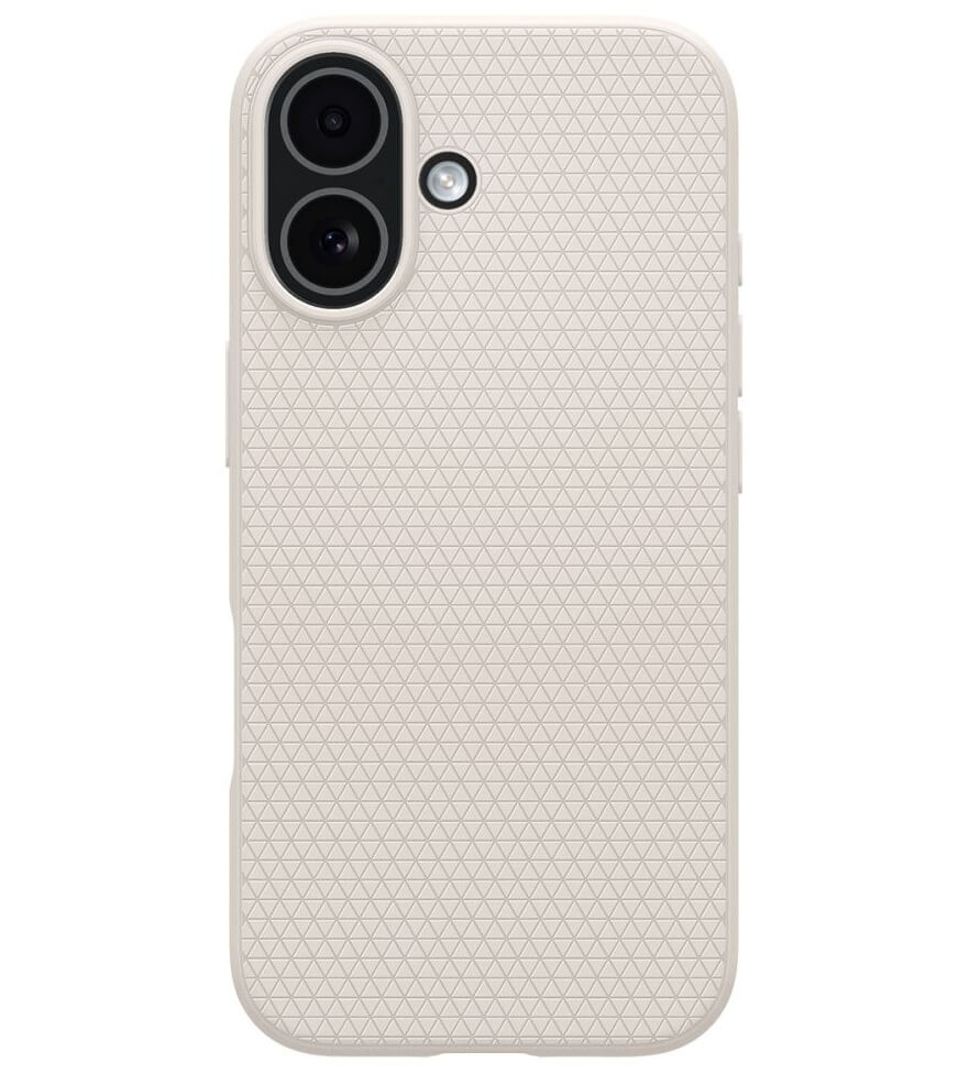 Противоударен Калъф за iPhone 17, Spigen Liquid Air Case, Бежов (2)