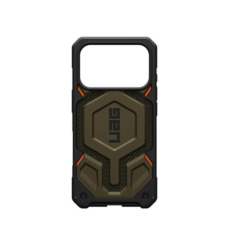 Magsafe Противоударен Калъф за iPhone 17 Pro Max, UAG Monarch Pro Kevlar Case Element Green, Зелен (5)
