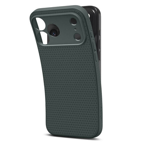 Противоударен Калъф за iPhone 17 Pro Max, Spigen Liquid Air Case, Зелен (5)