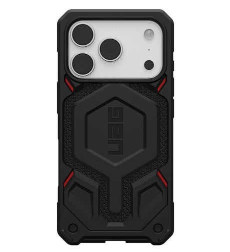 Magsafe Противоударен Калъф за iPhone 17 Pro Max, UAG Monarch Pro Kevlar Case, Черен