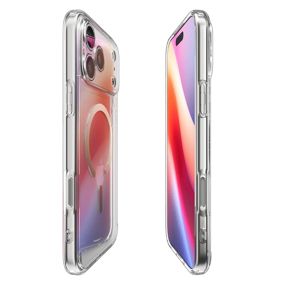 Magsafe Противоударен Калъф за iPhone 17 Pro Max, Spigen Ultra Hybrid Case, Златист (6)