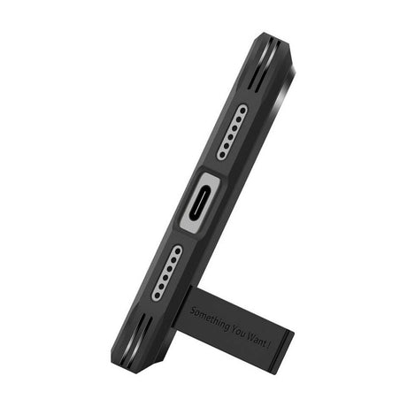 MagSafe Противоударен Калъф за iPhone 17 Pro Max, Spigen Tough Armor T Case, Черен (6)