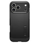 MagSafe Противоударен Калъф за iPhone 17 Pro Max, Spigen Tough Armor T Case, Черен (2)