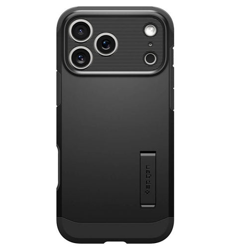 MagSafe Противоударен Калъф за iPhone 17 Pro Max, Spigen Tough Armor T Case, Черен (2)