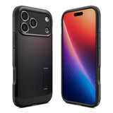 MagSafe Противоударен Калъф за iPhone 17 Pro Max, Spigen Tough Armor T Case, Черен (8)