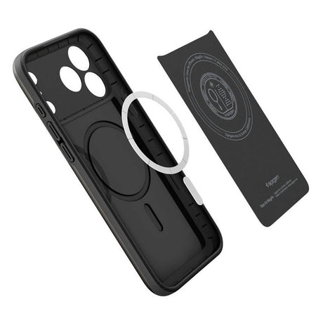 Magsafe Калъф за iPhone 17 Pro Max, Spigen Thin Fit Case, Черен (8)