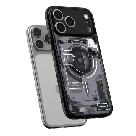 Magsafe Калъф за iPhone 17 Pro Max, Spigen Zero One Ultra Hybrid Case, Черен (4)
