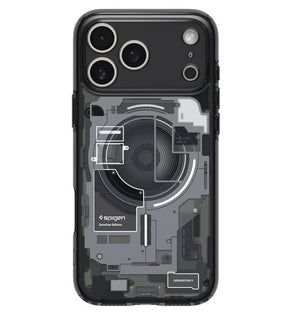 Magsafe Калъф за iPhone 17 Pro Max, Spigen Zero One Ultra Hybrid Case, Черен