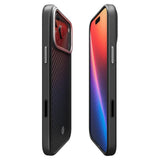Magsafe Калъф за iPhone 17 Pro Max, Spigen Enzo Aramid T Case S/B, Черен (6)