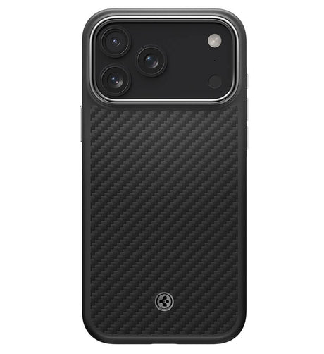 Magsafe Калъф за iPhone 17 Pro Max, Spigen Enzo Aramid T Case S/B, Черен (2)