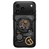 Magsafe Калъф за iPhone 17 Pro Max, Spigen c11 Chronos Ultra Hybrid T Mag Case, Черен (3)