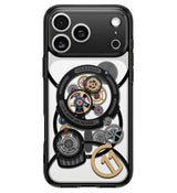Magsafe Калъф за iPhone 17 Pro Max, Spigen c11 Chronos Ultra Hybrid T Mag Case, Черен (2)