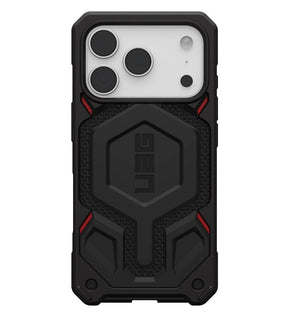 Magsafe Противоударен Калъф за iPhone 17 Pro, UAG Monarch Pro Kevlar Case, Черен