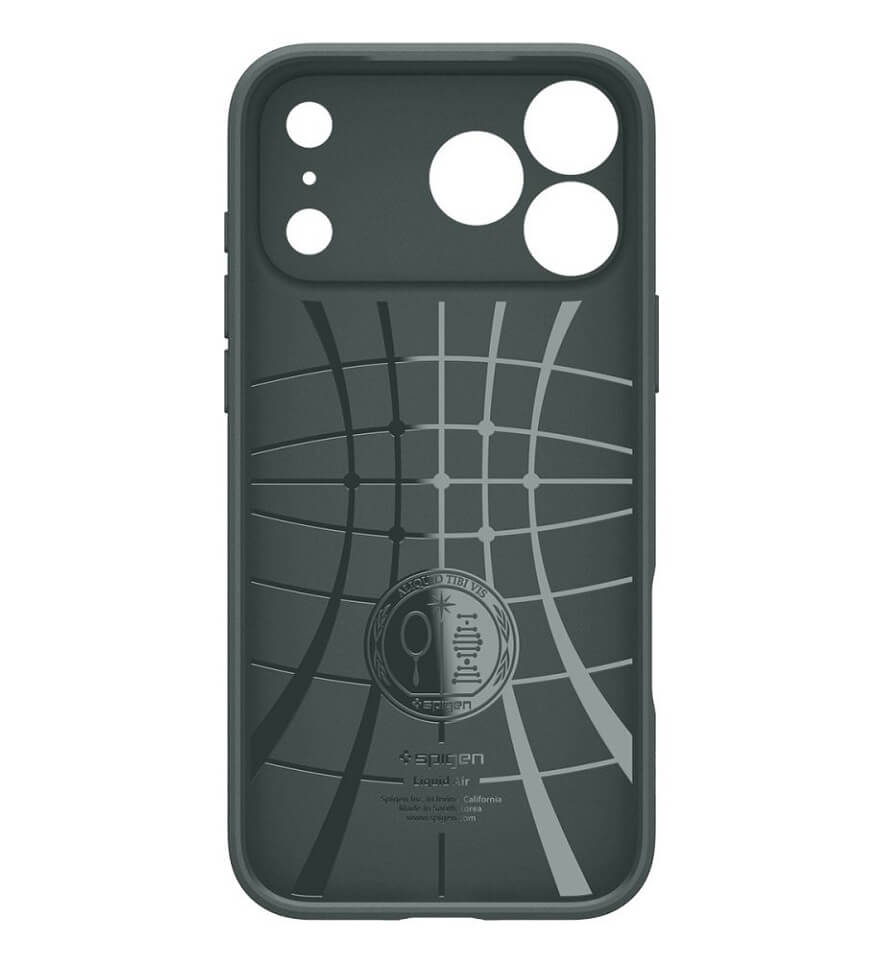 Противоударен Калъф за iPhone 17 Pro, Spigen Liquid Air Case, Зелен (8)