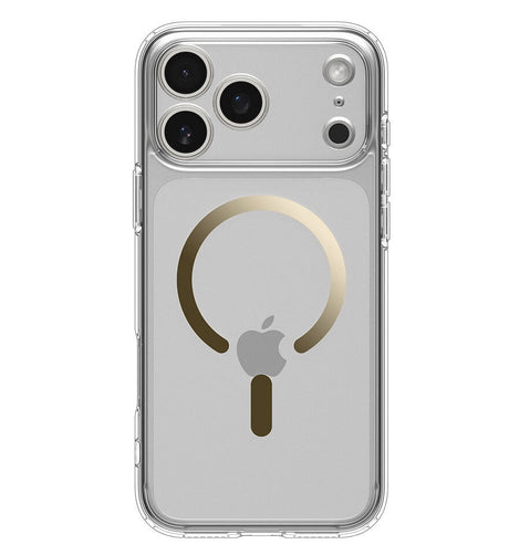 Magsafe Противоударен Калъф за iPhone 17 Pro, Spigen Ultra Hybrid Case, Златист (2)