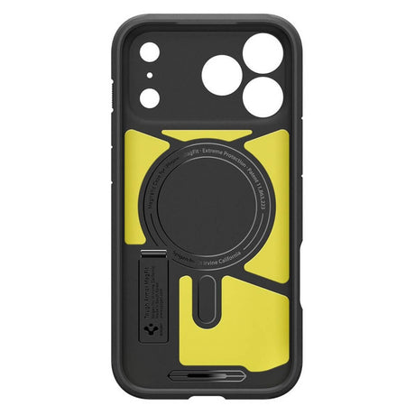 MagSafe Противоударен Калъф за iPhone 17 Pro, Spigen Tough Armor T Case, Черен (3)