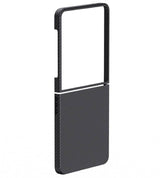 Magsafe Калъф за Samsung Z Flip 7, Pitaka Edge Black-Gray Case, Черен (4)