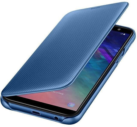 Оригинален Калъф за Samsung A6 2018 Book Case Ef-Wa600cle, Син (3)