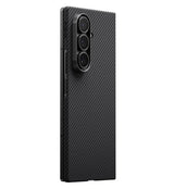 Magsafe Калъф за Samsung Z Fold 7, Pitaka Edge Black-Gray Case, Черен