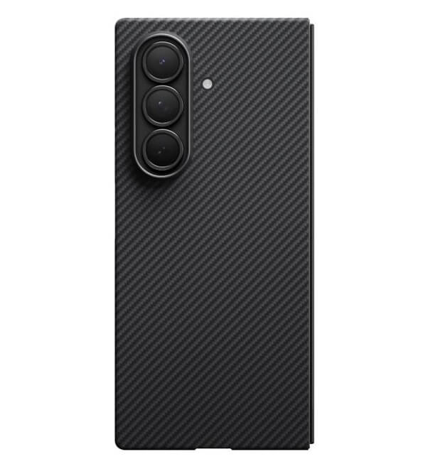 Magsafe Калъф за Samsung Z Fold 7, Pitaka Edge Black-Gray Case, Черен (2)