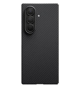 Magsafe Калъф за Samsung Z Fold 7, Pitaka Edge Black-Gray Case, Черен (2)