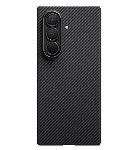 Magsafe Калъф за Samsung Z Fold 7, Pitaka Edge Black-Gray Case, Черен (2)