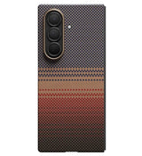 Magsafe Калъф за Samsung Z Fold 7, Pitaka Edge Sunset Case, Кафяв (2)