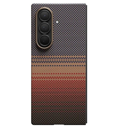 Magsafe Калъф за Samsung Z Fold 7, Pitaka Edge Sunset Case, Кафяв (2)