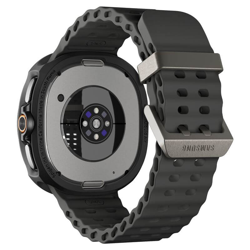 Калъф за Samsung Watch 8 Classic 46 mm, Spigen Liquid Air Case, Черен (5)