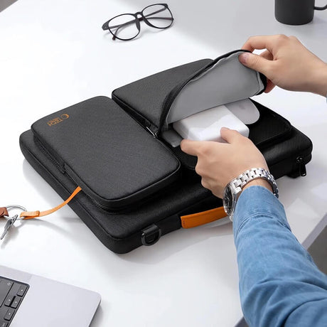Чанта за Лаптоп 15-16", Tech-Protect Defender Bag, Черен (7)