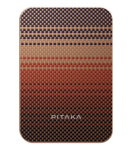 Magsafe Външна Батерия, Pitaka Aramid Magnetic 5000mAh Qi2 Sunset, Кафяв (2)