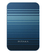 Magsafe Външна Батерия, Pitaka Aramid Magnetic 5000mAh Qi2 Moonrise, Син (2)