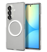 Magsafe Тънък Калъф за Samsung Z Fold 7, Spigen AirSkin Case, Прозрачен (2)