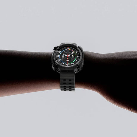 Калъф за Samsung Watch 8 Classic 46 mm, Spigen Rugged Armor Case, Черен (11)