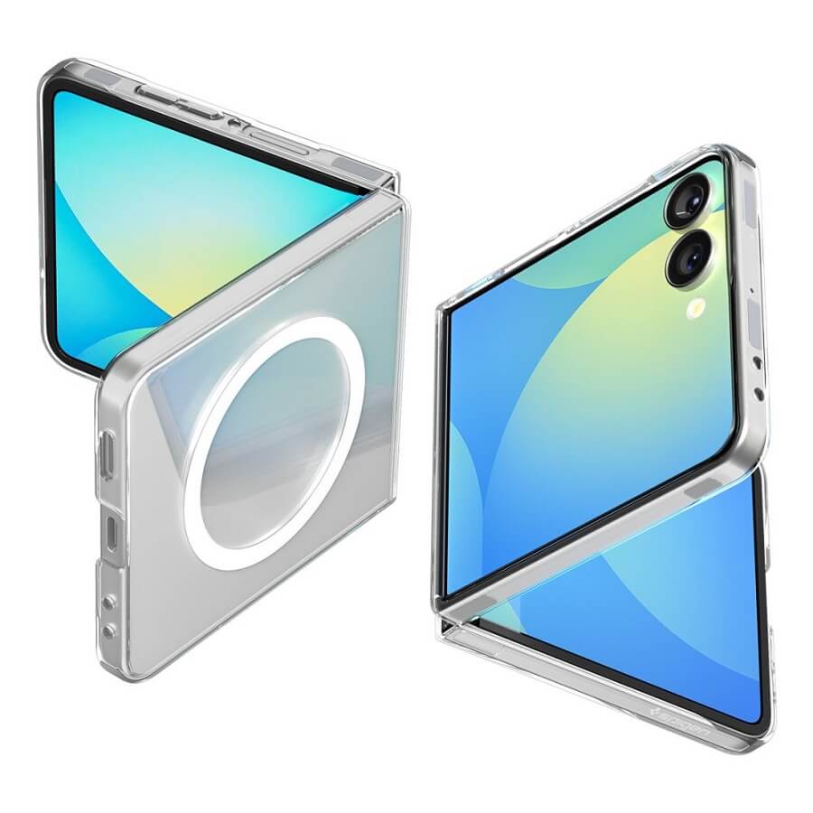 Magsafe Тънък Калъф за Samsung Z Flip 7, Spigen AirSkin Case, Прозрачен (5)