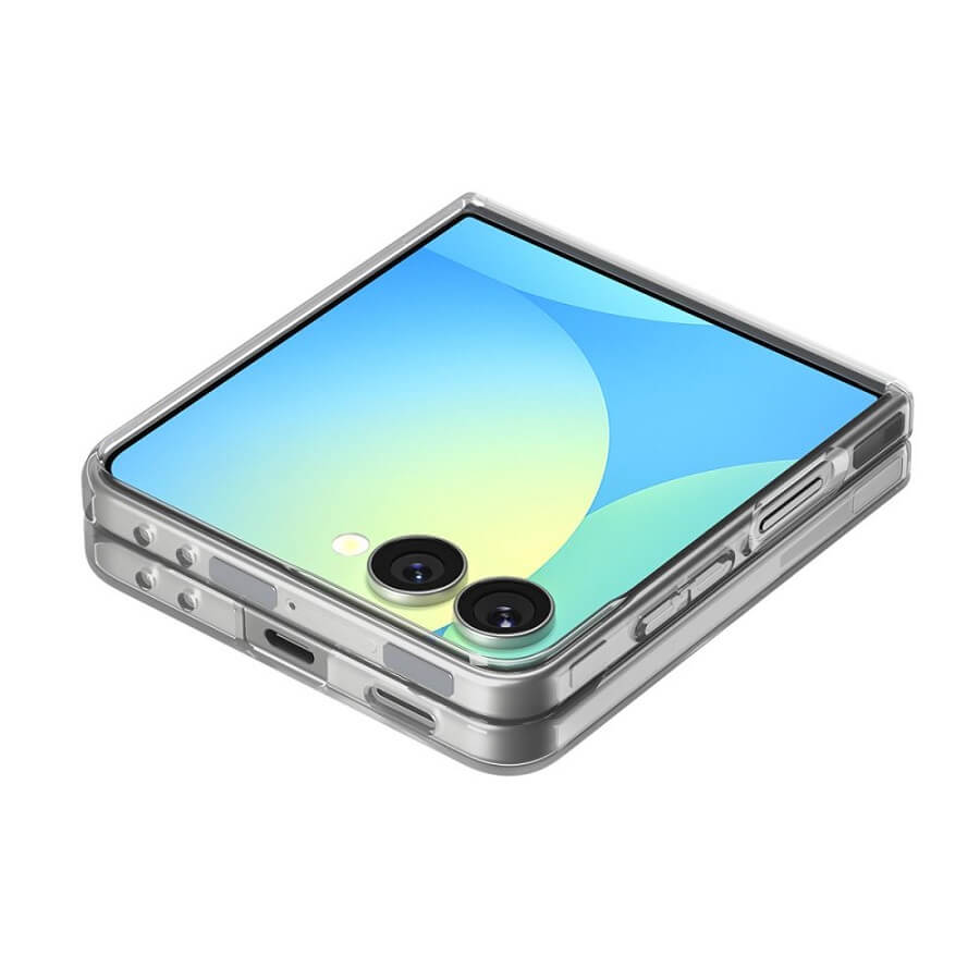 Magsafe Тънък Калъф за Samsung Z Flip 7, Spigen AirSkin Case, Прозрачен (7)