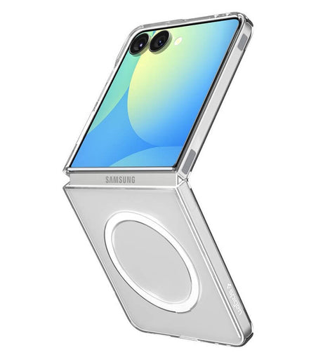 Magsafe Тънък Калъф за Samsung Z Flip 7, Spigen AirSkin Case, Прозрачен