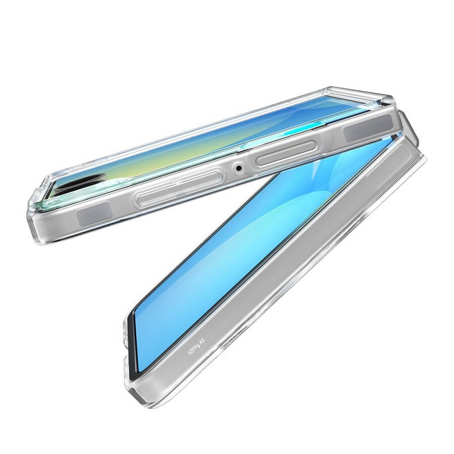 Magsafe Тънък Калъф за Samsung Z Flip 7, Spigen AirSkin Case, Прозрачен (8)