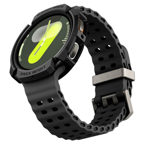 Калъф за Samsung Watch 8 44 mm, Spigen Rugged Armor Case, Черен (10)