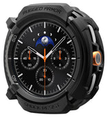 Калъф за Samsung Watch 8 Classic 46 mm, Spigen Rugged Armor Case, Черен (2)