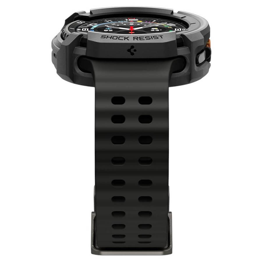Калъф за Samsung Watch 8 Classic 46 mm, Spigen Rugged Armor Case, Черен (6)