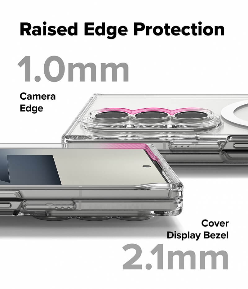 Magsafe Калъф за Samsung Z Fold 7, Ringke Fusion Magnetic Case, Прозрачен (5)