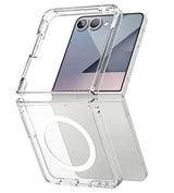 Magsafe Калъф за Samsung Z Flip 7, Ringke Fusion Magnetic Case, Прозрачен