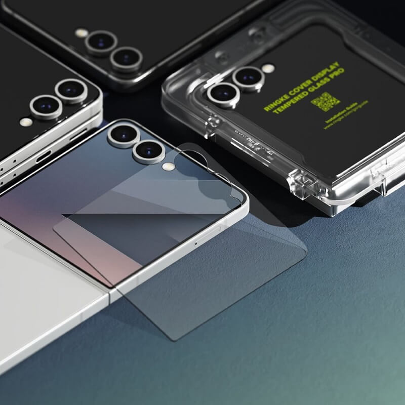 Стъклен Протектор за Samsung Z Flip 7, Ringke Glass Pro 2бр., Прозрачен (9)