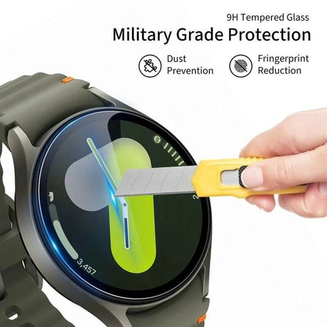 Протектор за Samsung Watch 8 Classic 46mm, Tech-Protect Glass Fit+ 2 бр., Прозрачен (2)
