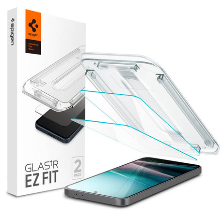 Стъклен Протектор за Samsung A56, Spigen EZ Fit Glass 2бр., Прозрачен